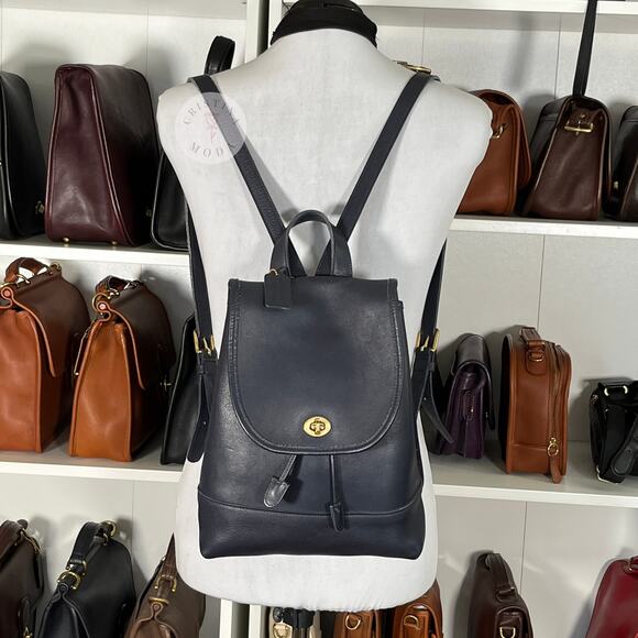 Vintage Coach Large Daypack Backpack 9791 Navy 1998 Costa Rica main image 6